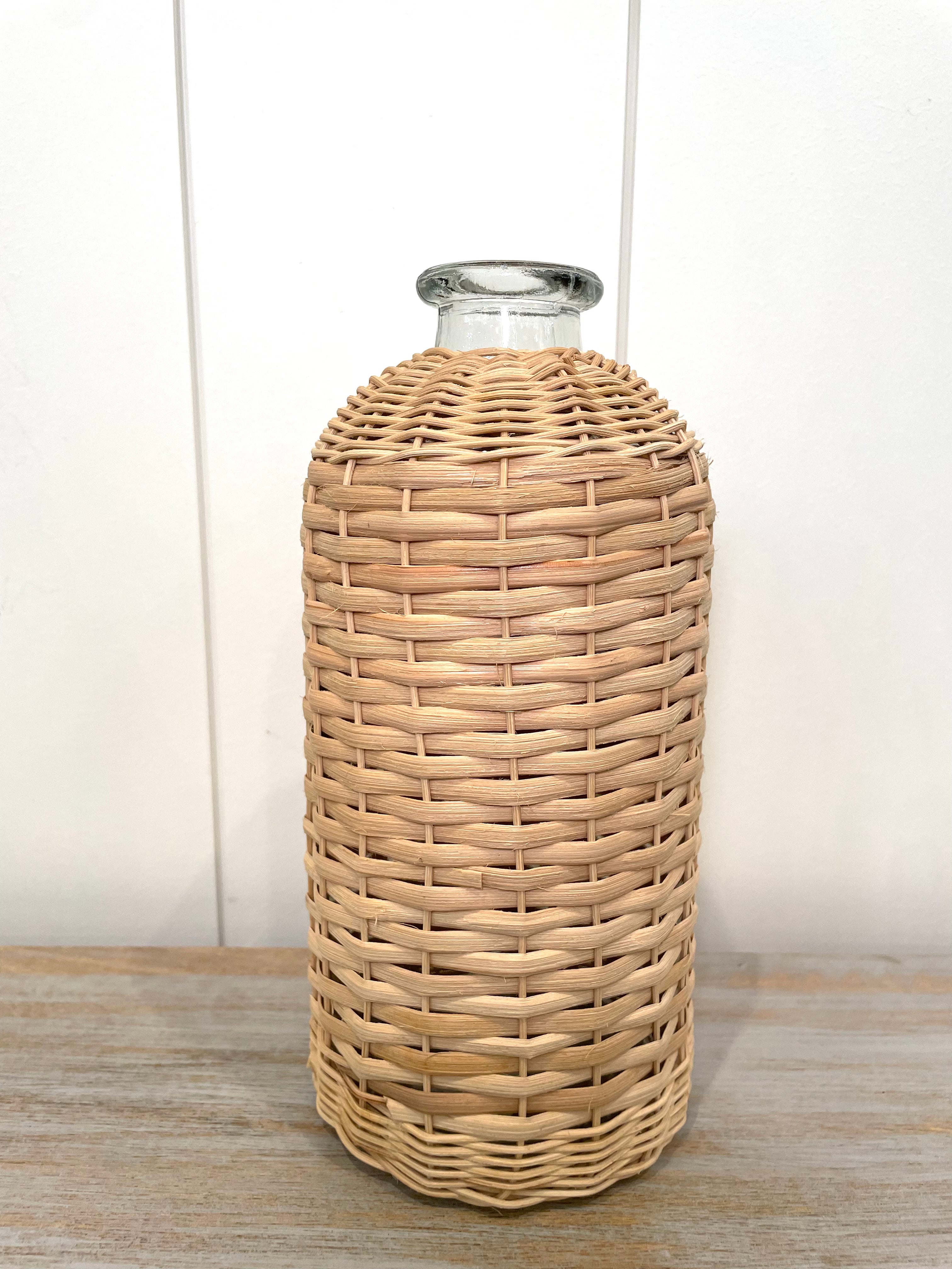 Wicker Wrap Vase lg