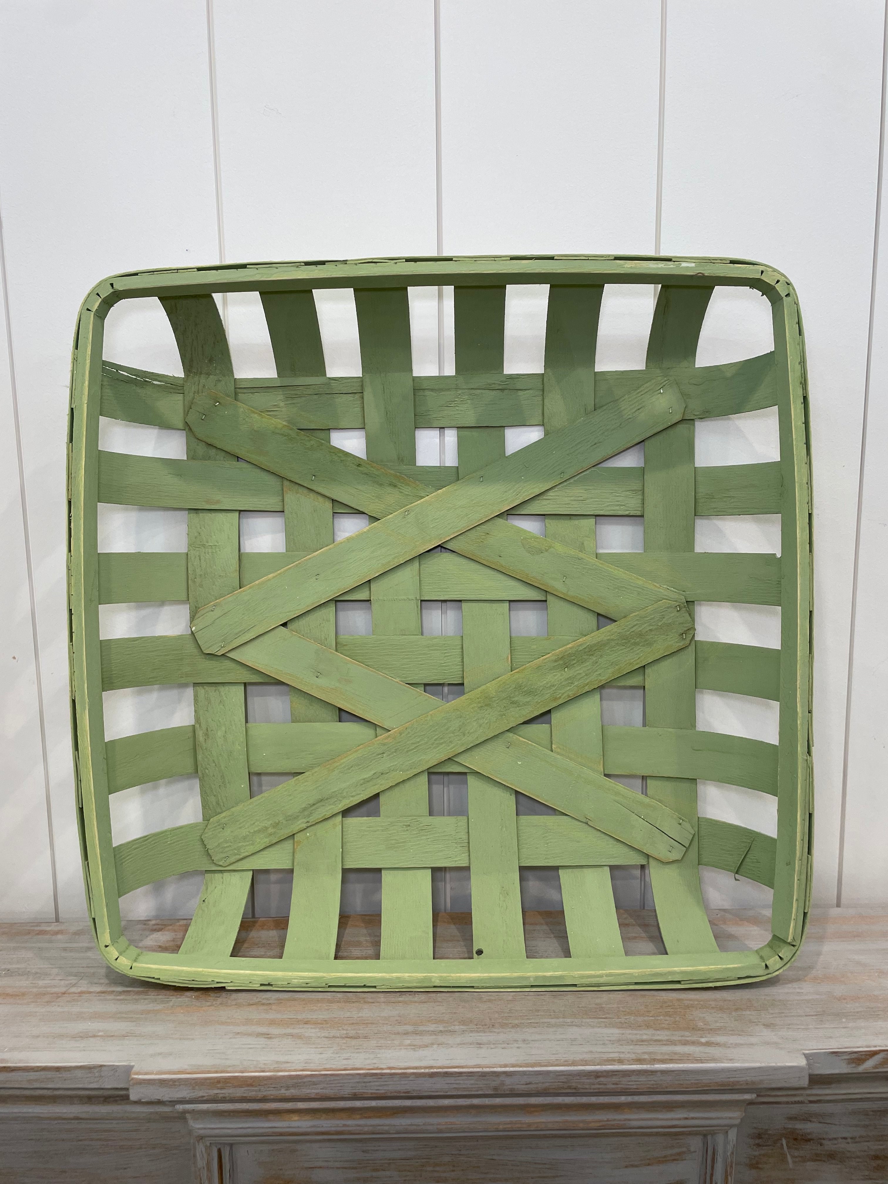Tobacco Green Basket Set 2