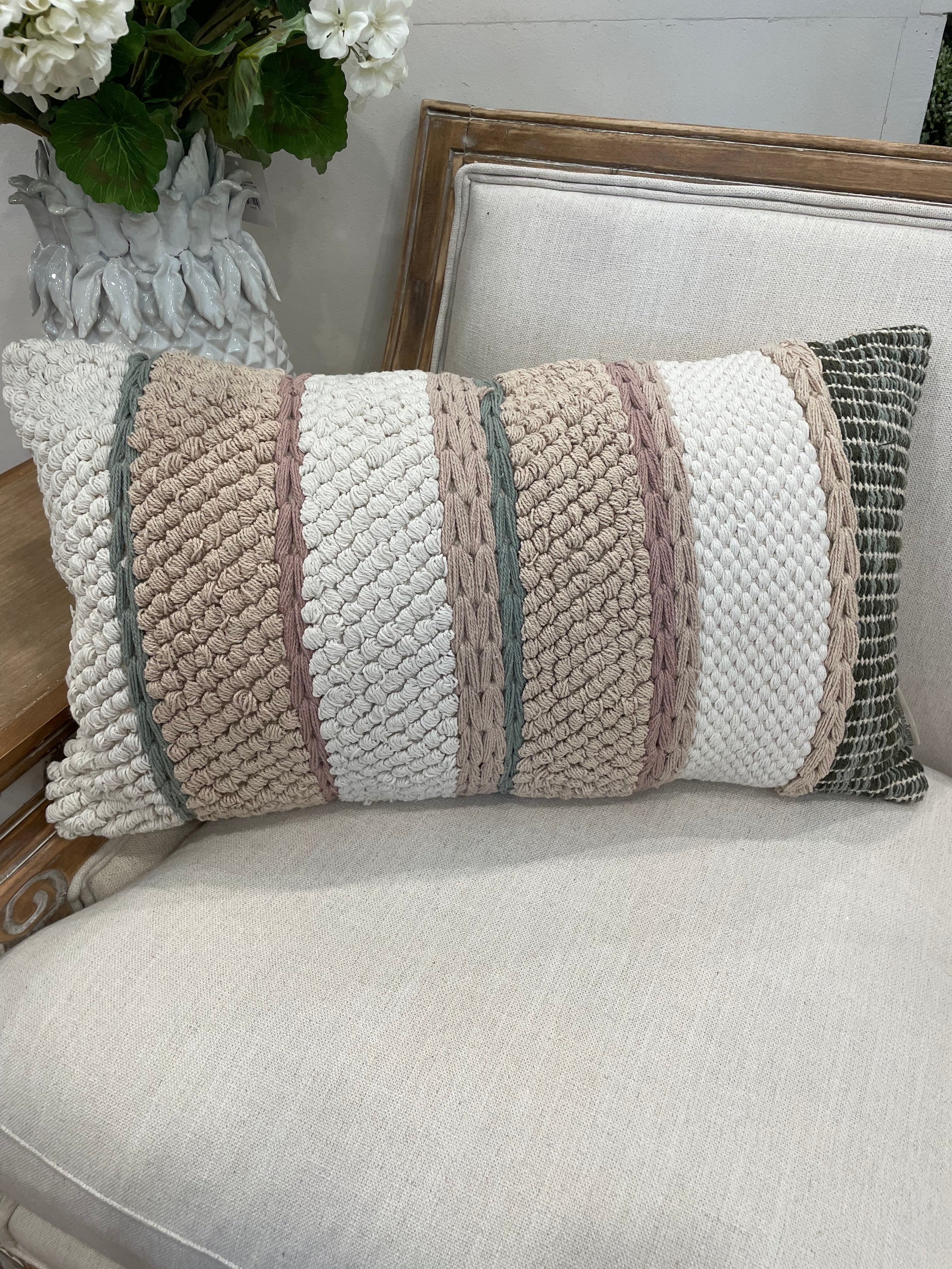 Pillow- Striped Cottage