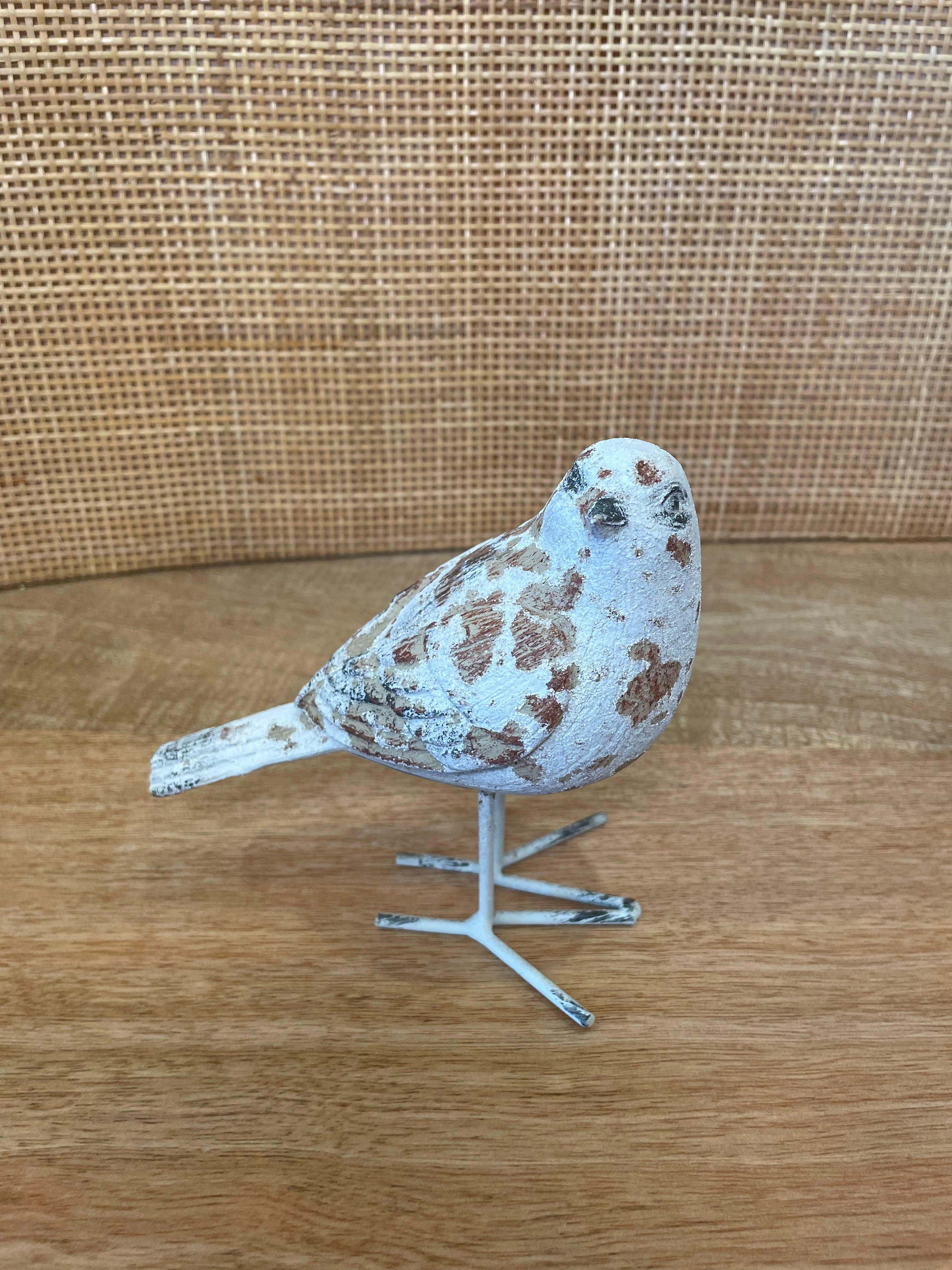 Weathered White Birds Set 2