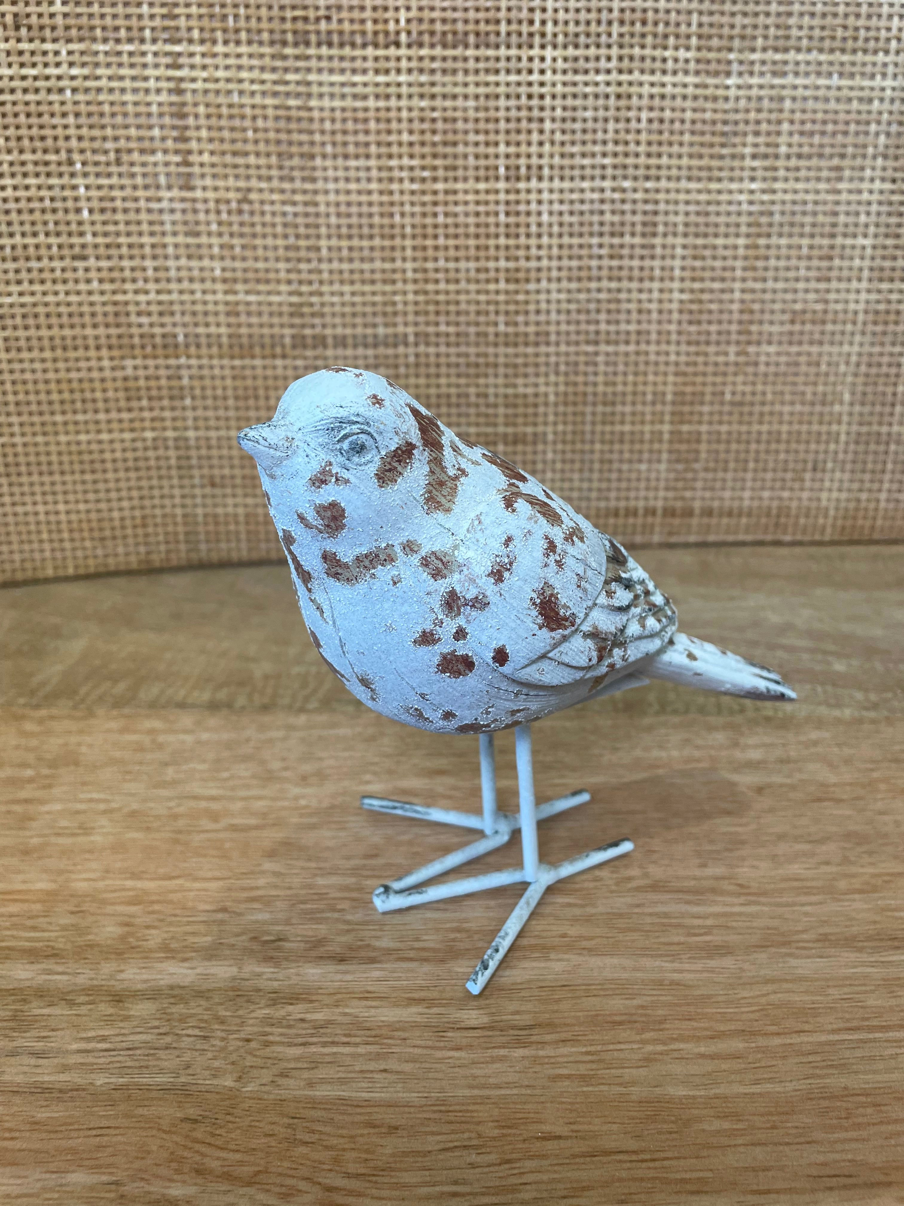 Weathered White Birds Set 2