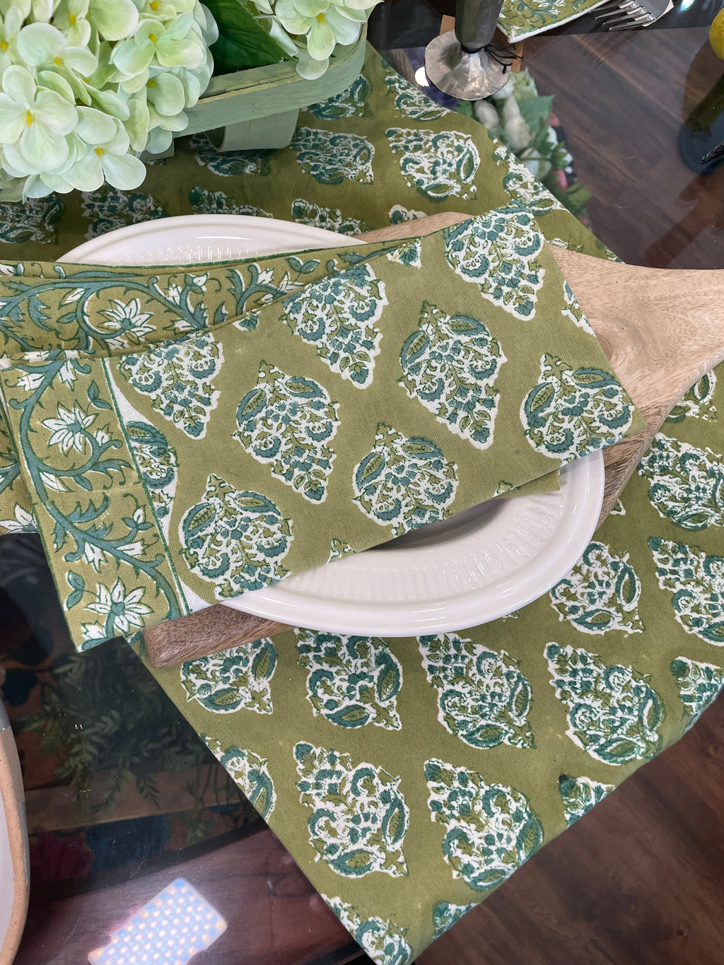 Napkin Castile Olive