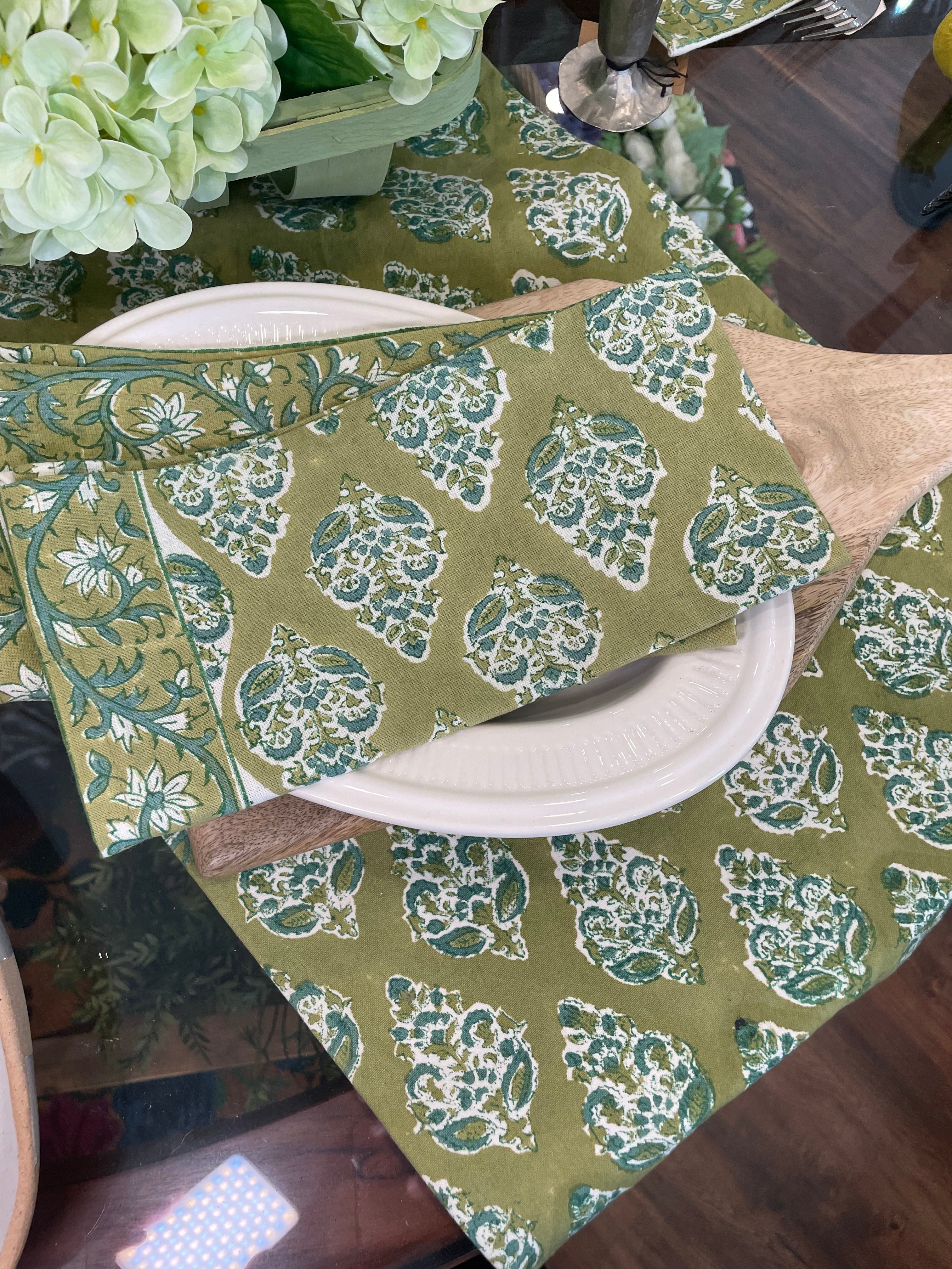 Napkin Castile Olive